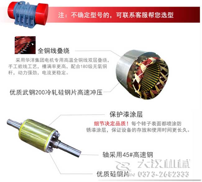 YZU系列振動(dòng)電機(jī)細(xì)節(jié)圖